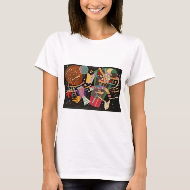 Kandinsky Composition X Abstract Artwork T-Shirt (Front)