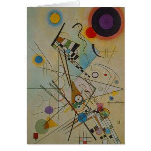 Kandinsky Compositon 8 Abstrait Art Painting Card