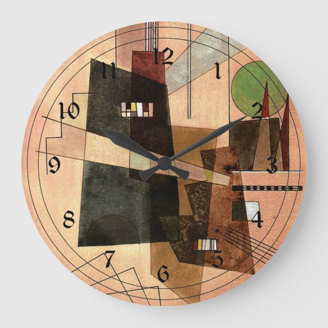 Kandinsky - Concentric Large Clock (Front)