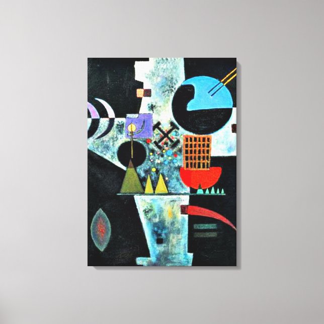 Kandinsky - Cross, abstract art Canvas Print (Front)