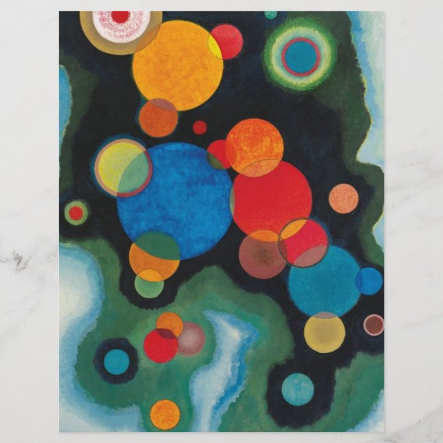 Kandinsky Deepened Impulse Abstract Oil on Canvas (Front)