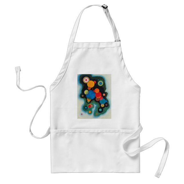 Kandinsky Deepened Impulse Abstract Oil on Canvas Standard Apron (Front)