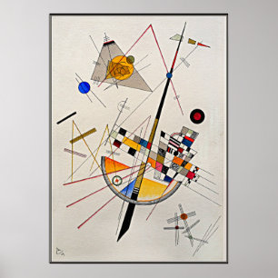 Kandinsky - Delicate Tension, abstract art Poster