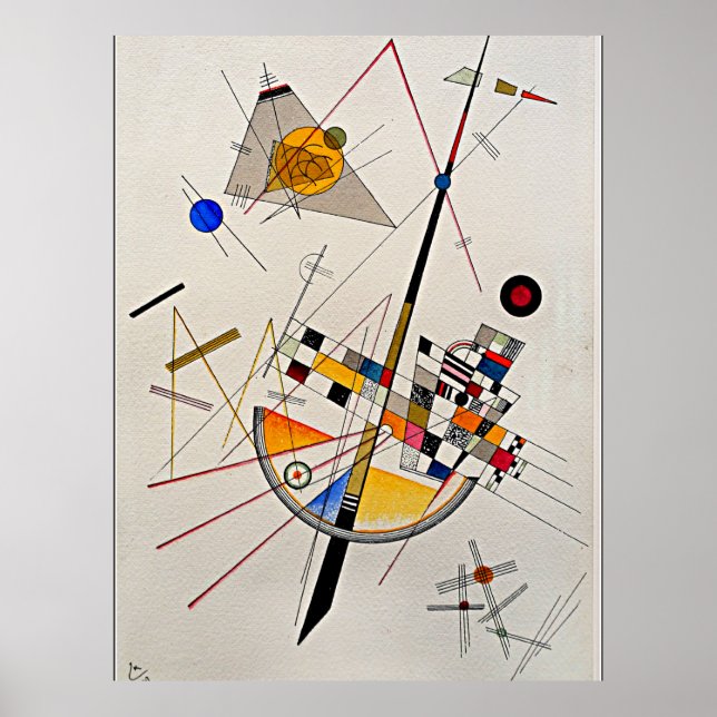 Kandinsky - Delicate tension Poster (Front)