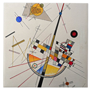 Kandinsky - Delicate Tension, Tile