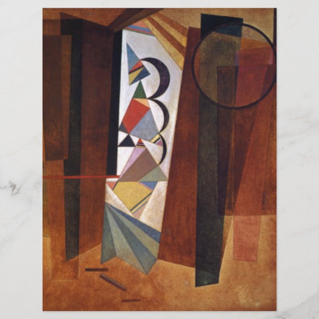 Kandinsky Development in Brown Abstract Painting (Front)