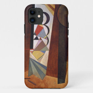 Kandinsky Development in Brown Abstract Painting iPhone 11 Case