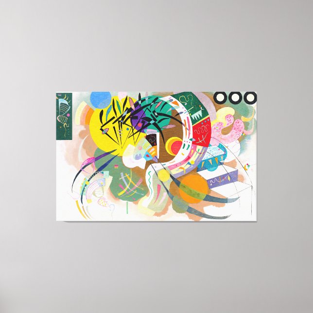 KANDINSKY - DOMINANT CURVE - 1936 - CANVAS PRINT (Front)