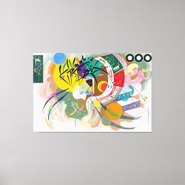 KANDINSKY - DOMINANT CURVE - 1936 - CANVAS PRINT (Front)