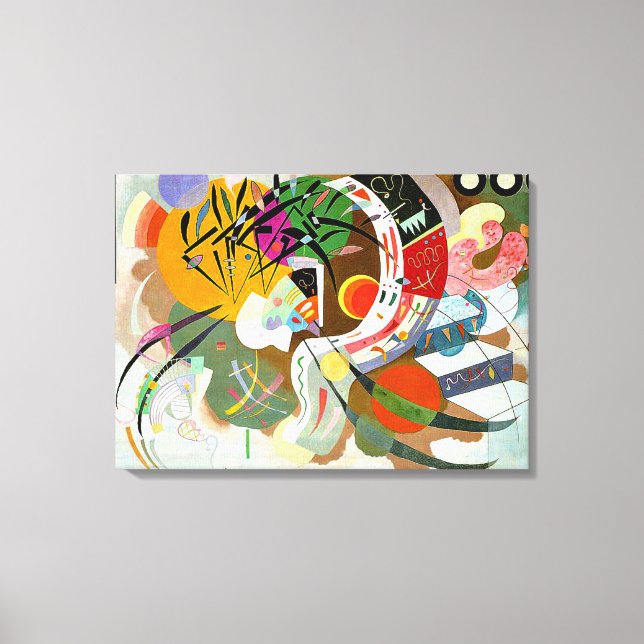 Kandinsky - Dominant Curve Canvas Print (Front)