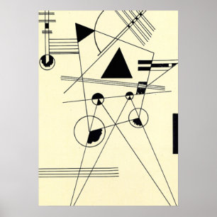 Kandinsky - Drawing for Point Poster