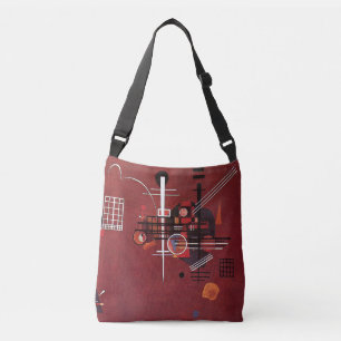 Kandinsky - Dull Red Crossbody Bag