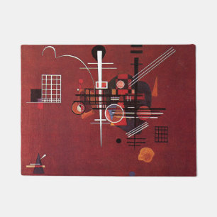 Kandinsky - Dull Red Doormat