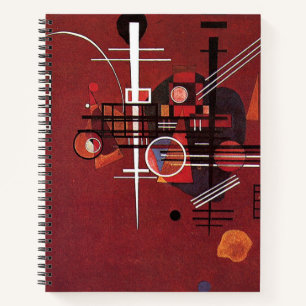 Kandinsky - Dull Red Notebook