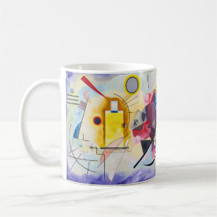 Kandinsky Emotional Symphony in Red, Yellow & Blue Coffee Mug