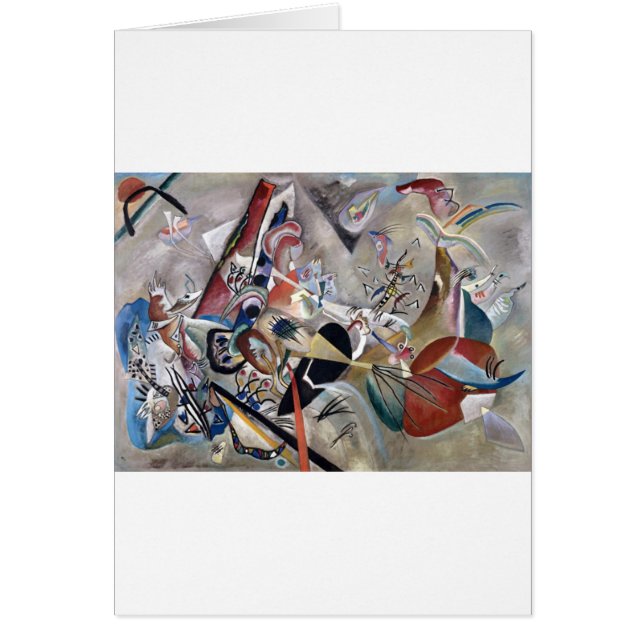Kandinsky En Gris Oeuvre Abstraite (Devant)