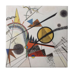 Kandinsky Expressionist Absract Painting Artwork Tile