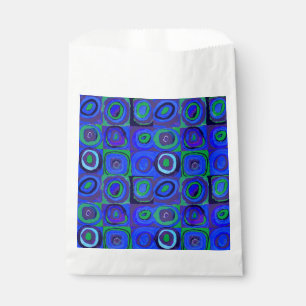 Kandinsky Farbstudie Quadrate Blue Squares  Favour Bag