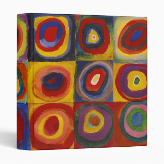 Kandinsky Farbstudie Quadrate Colourful Squares Binder