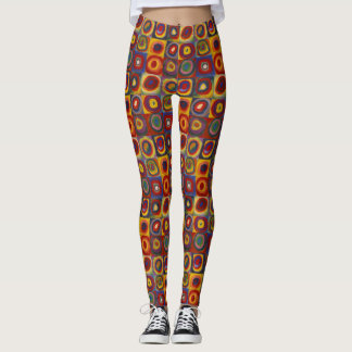 Kandinsky Farbstudie Quadrate Colourful Squares Leggings