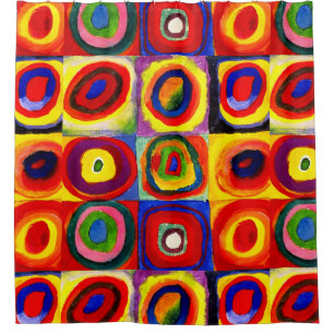 Kandinsky Farbstudie Quadrate Squares Circles Art 