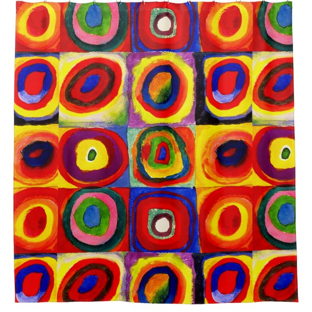 Kandinsky Farbstudie Quadrate Squares Circles Art  (Front)
