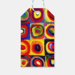 Kandinsky Farbstudie Quadrate Squares Circles Art  Gift Tags
