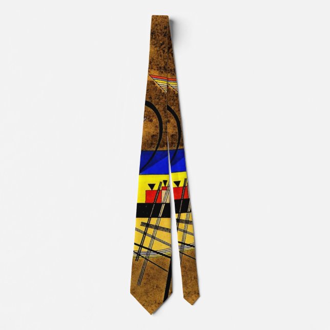 Kandinsky - Festes III, abstract art Tie (Front)