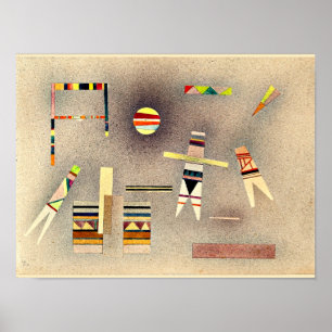 Kandinsky - Flight, abstract artwork Poster