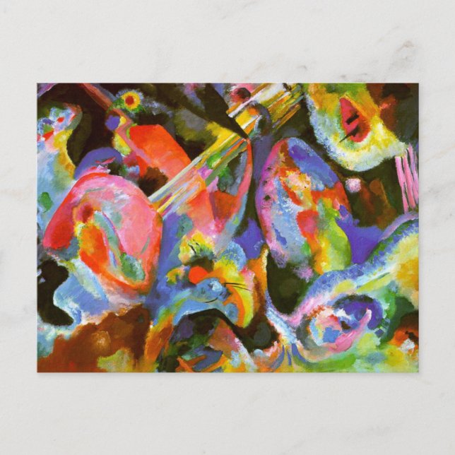 Kandinsky - Flood Improvisation, Deluge Postcard (Front)