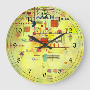 Kandinsky - Gentle Accent Large Clock
