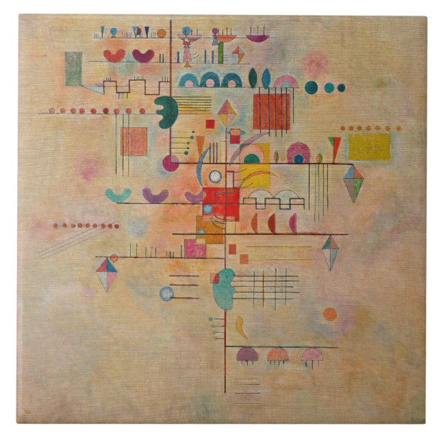 Kandinsky - Graceful Ascent Tile (Front)