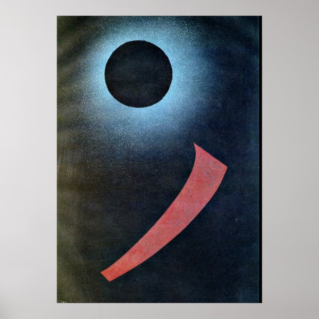 Kandinsky - Gray and Black Poster (Front)