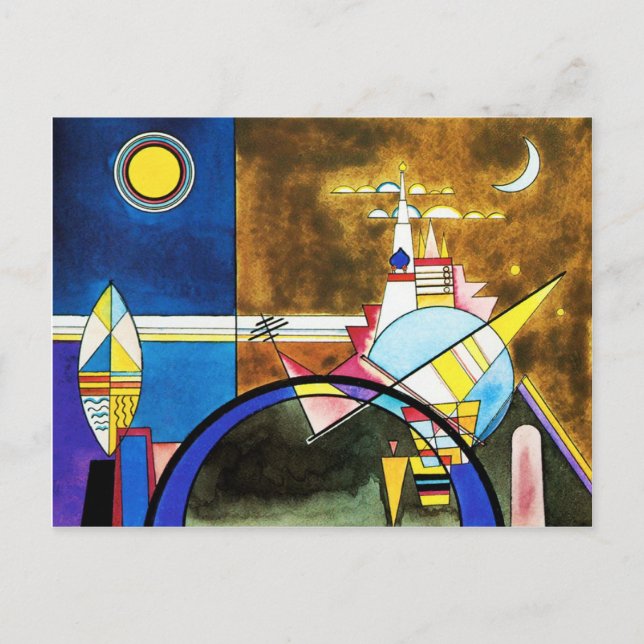 Kandinsky Great Gate of Kiev Postcard (Front)