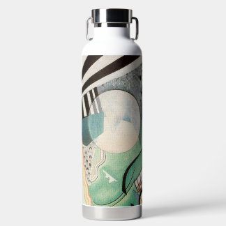 Kandinsky Green Composition 1923 Art Deco Water Bottle