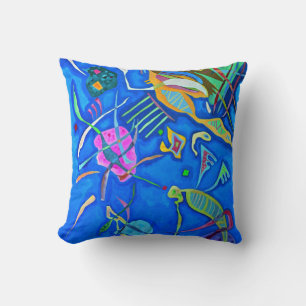 Kandinsky - Grouping, Throw Pillow