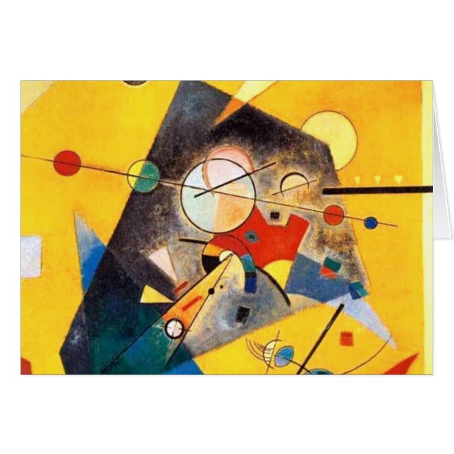 Kandinsky Harmonie calme Art Abstrait (Devant horizontal)