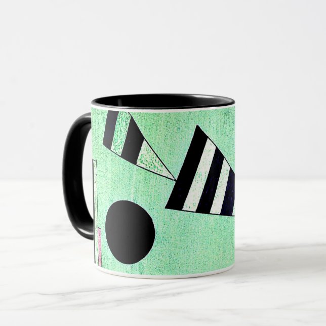 Kandinsky - Immersed in Green Mug (Front Left)