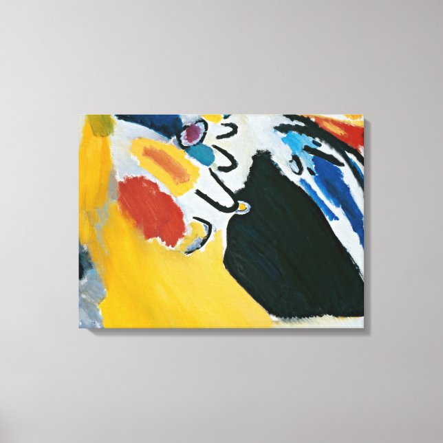 Kandinsky Impression III Concert Abstract Painting Canvas Print (Front)