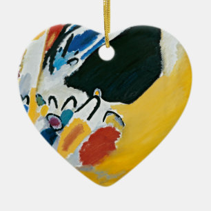 Kandinsky Impression III Concert Abstract Painting Ceramic Ornament