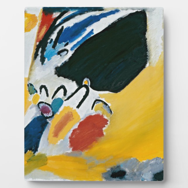Kandinsky Impression III Concert Abstract Painting Plaque (Front)