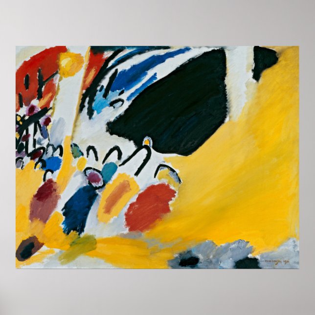 Kandinsky Impression III Concert Peinture Abstrait (Devant)