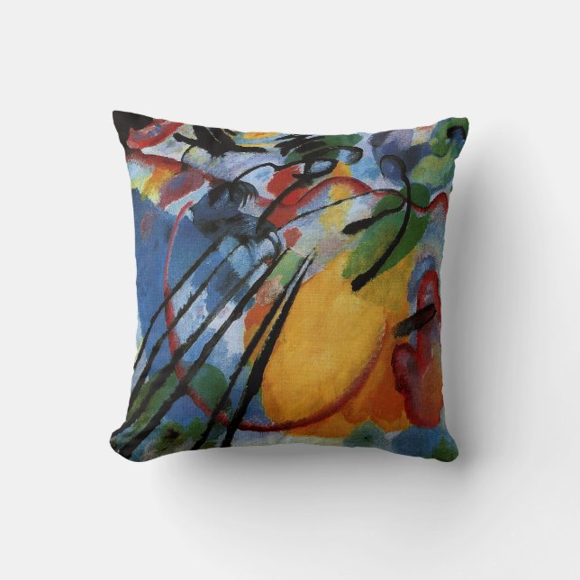 Kandinsky - Improvisation 26, Rowing Throw Pillow (Front)