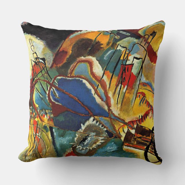 Kandinsky - Improvisation 30, Cannons Throw Pillow (Front)