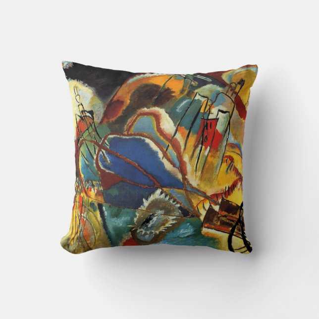 Kandinsky - Improvisation 30, Cannons Throw Pillow (Front)