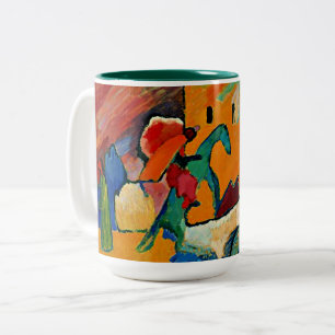 Kandinsky - Improvisation 3 Two-Tone Coffee Mug