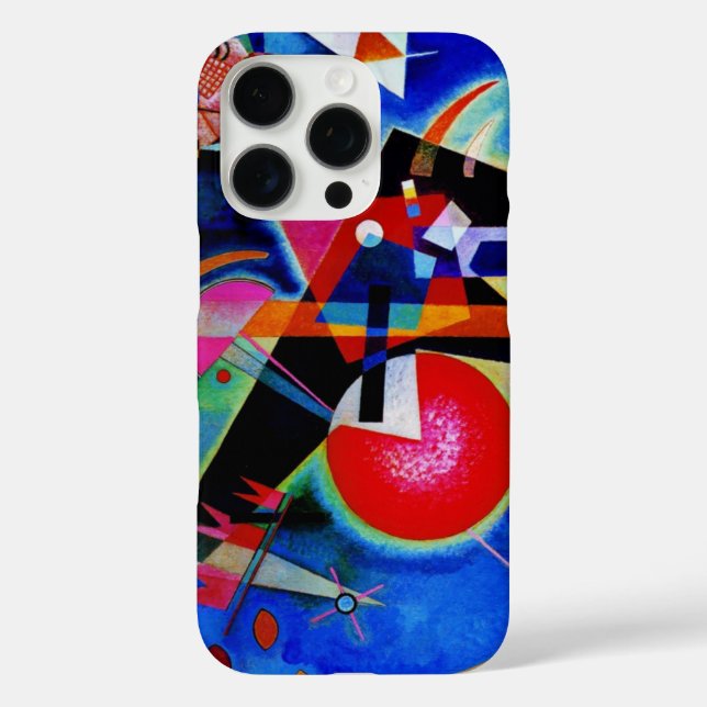 Kandinsky in Blue Abstract Painting Case-Mate iPhone Case (Back)