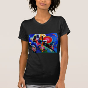 Kandinsky in Blue Abstract Painting T-Shirt
