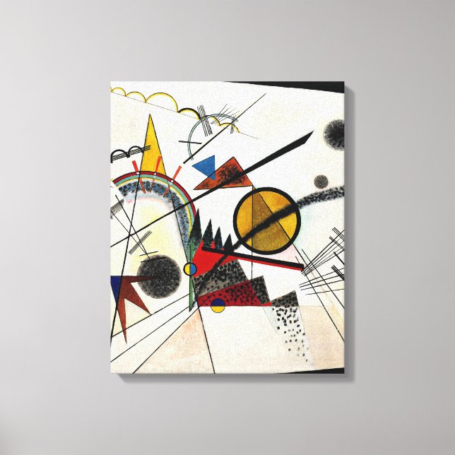 Kandinsky - In the Black Square Canvas Print (Front)