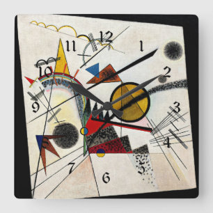 Kandinsky - In the Black Square Wall Clock